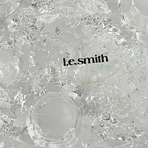 Vintage Accents Vintage Le Smith Crystal Ice Candle Holder